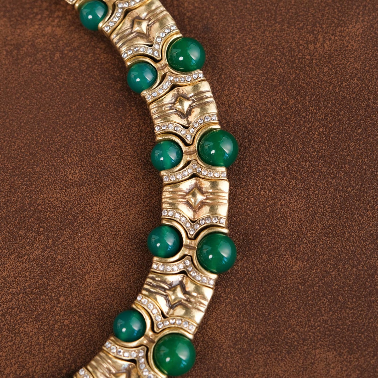 Vintage-Inspired Turquoise and Amber Pendant Necklace