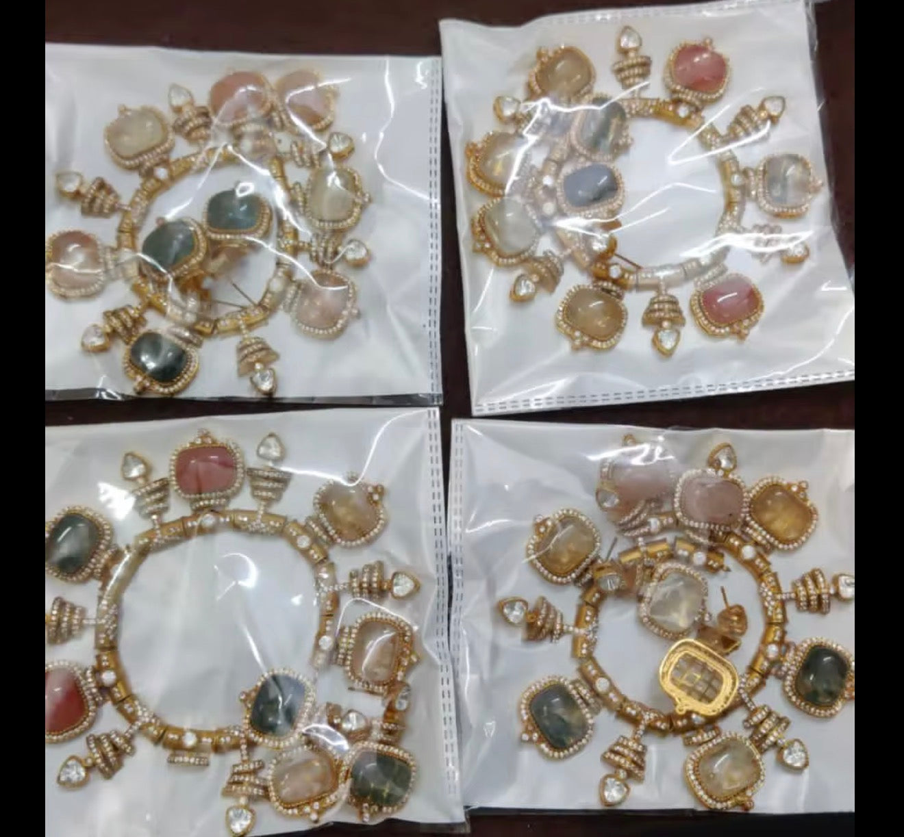 Premium Quality Necklace With Beautiful Earrings Unique Latest Design Sabyasachi Inspired Set Perfect For Wedding,
Party Wear