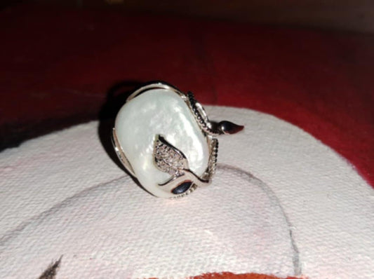 Elegant Statement Pearl Ring