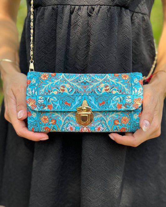Rug Design Crossbody Bag, Handmade Small Bag for Women