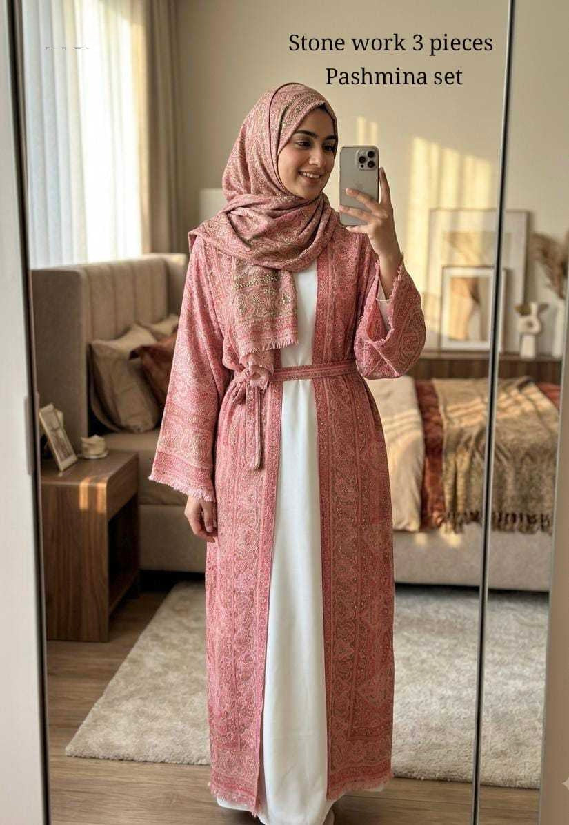 Pure
Pashmina Abaya