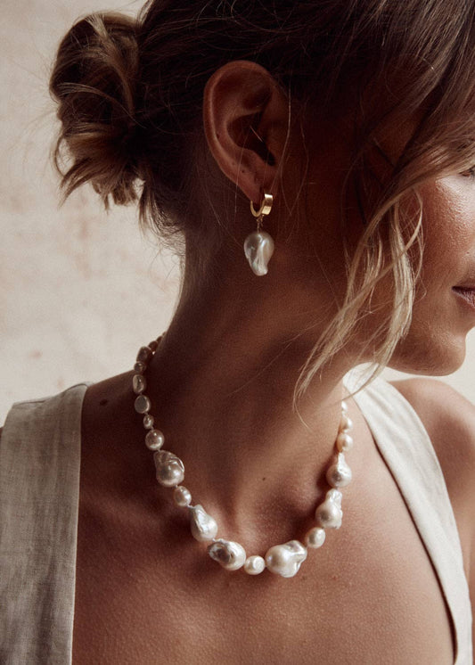 ASHER BAROQUE PEARL NECKLACE