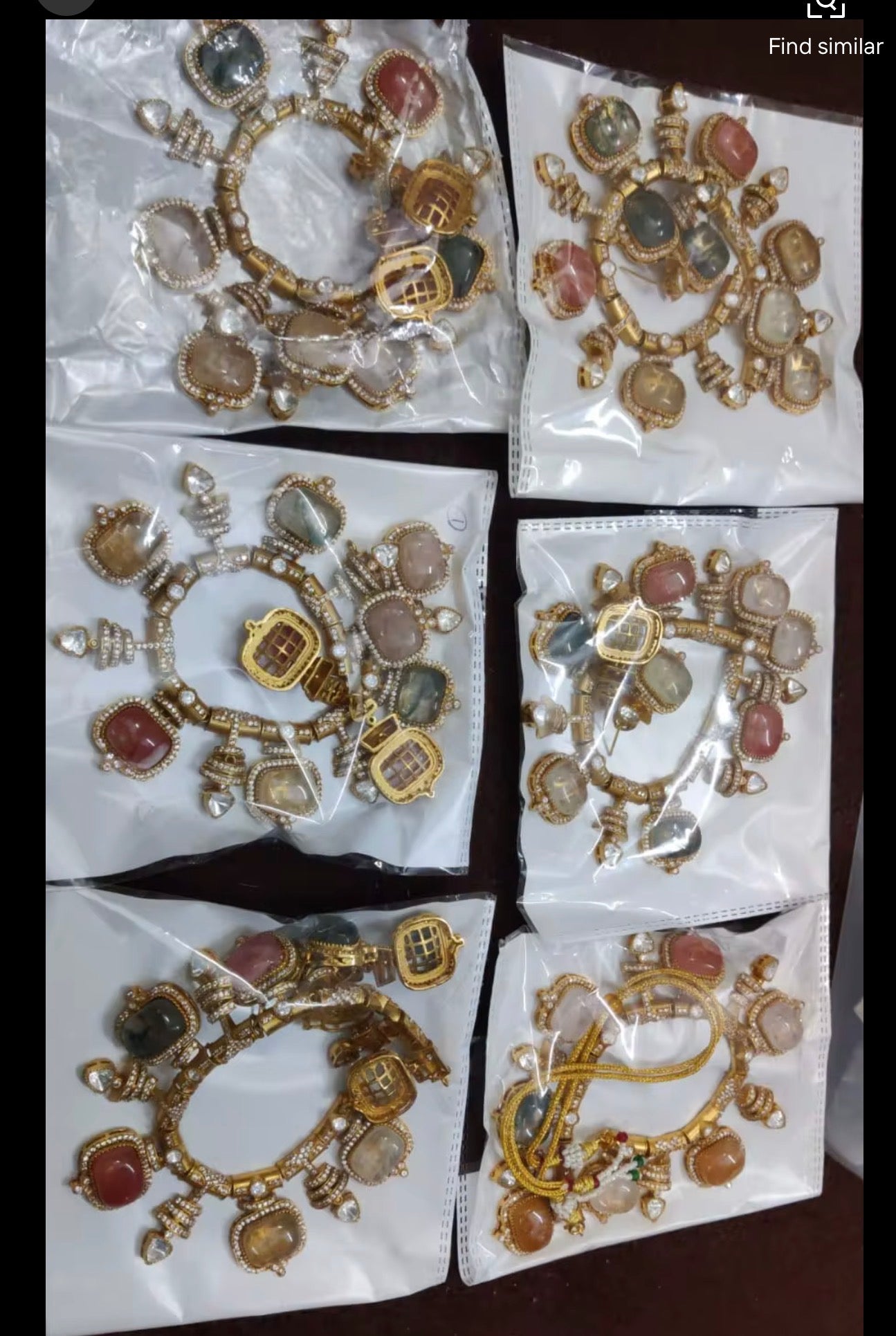 Premium Quality Necklace With Beautiful Earrings Unique Latest Design Sabyasachi Inspired Set Perfect For Wedding,
Party Wear