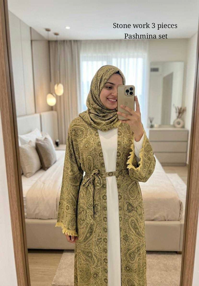 Pure
Pashmina Abaya