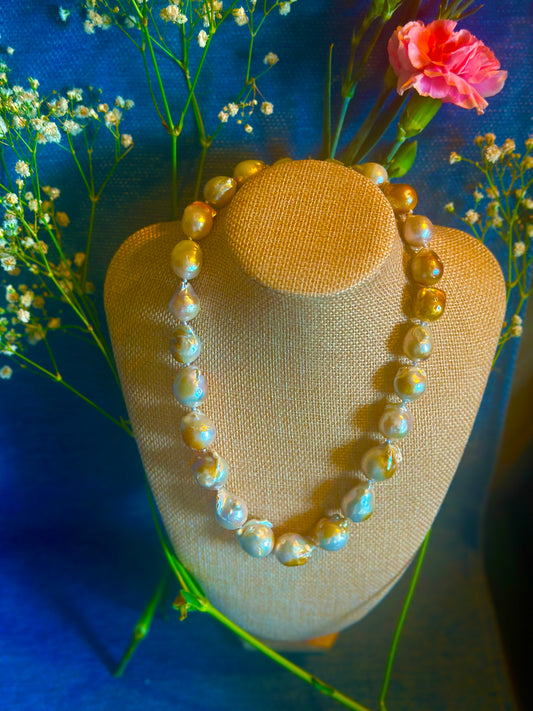 Natural Elegance – 21–23mm natural pearl