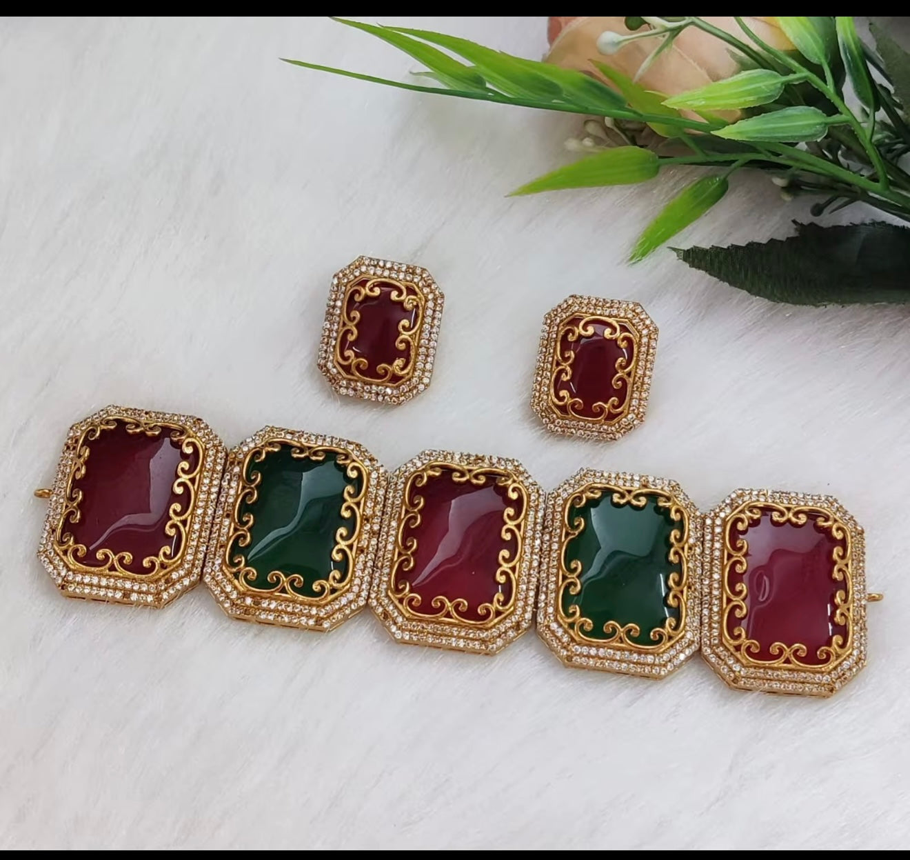 Premium Quality Beautiful Choker Necklace Set
