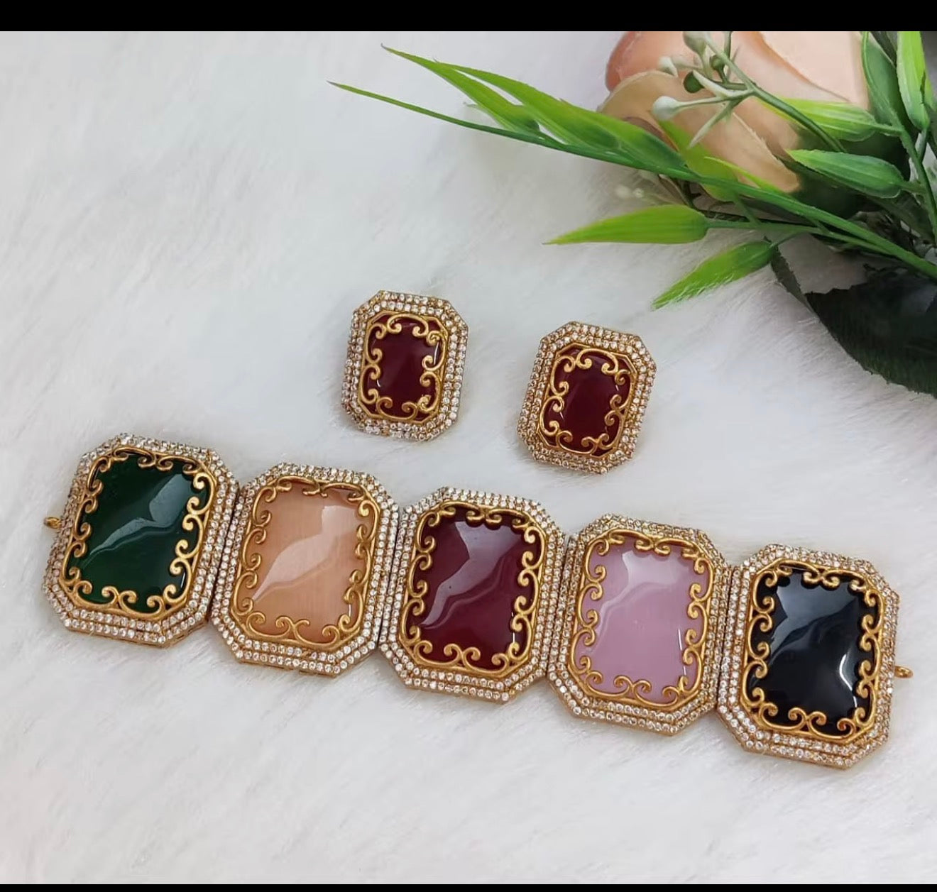Premium Quality Beautiful Choker Necklace Set