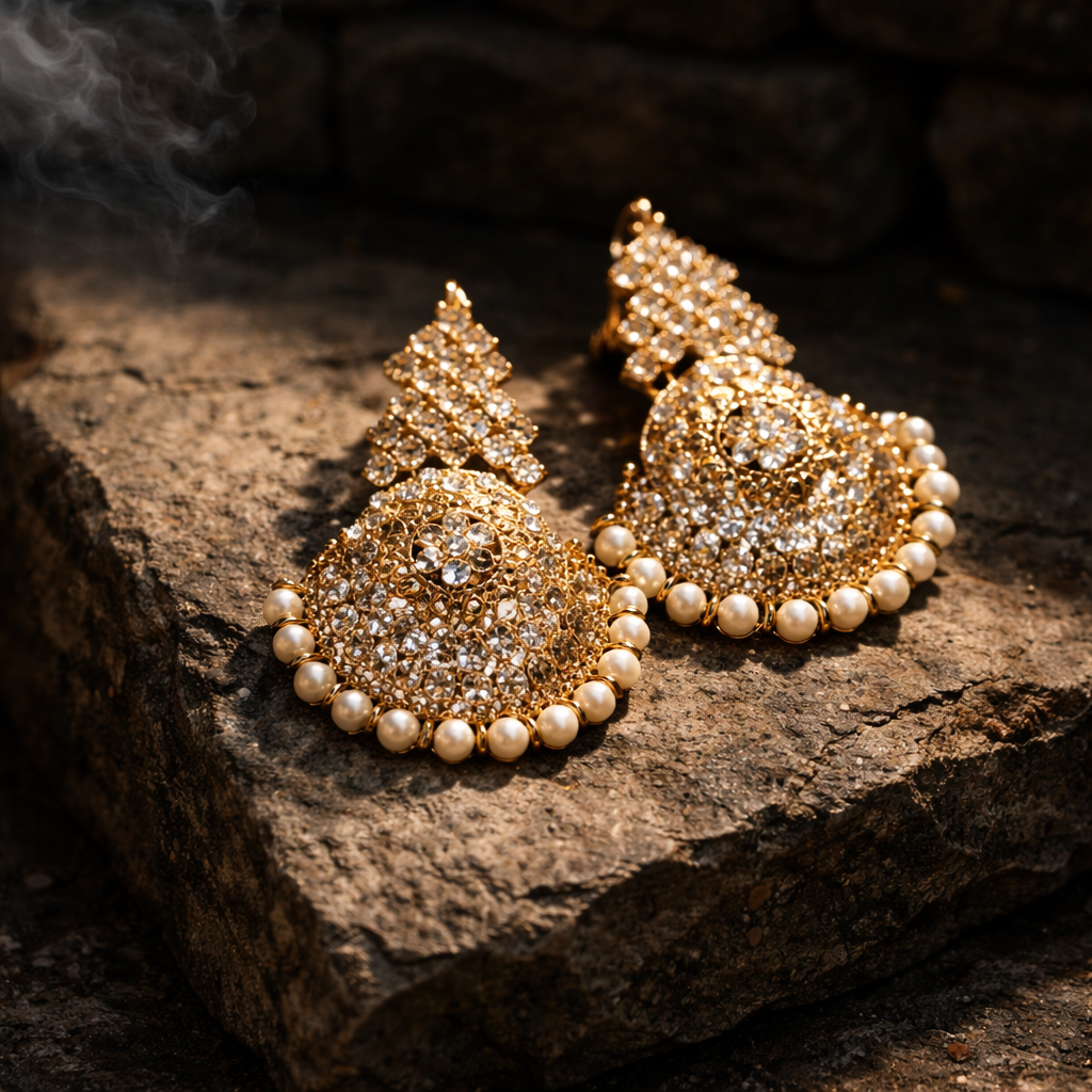 Manjoos Earrings – Timeless Traditional Charm