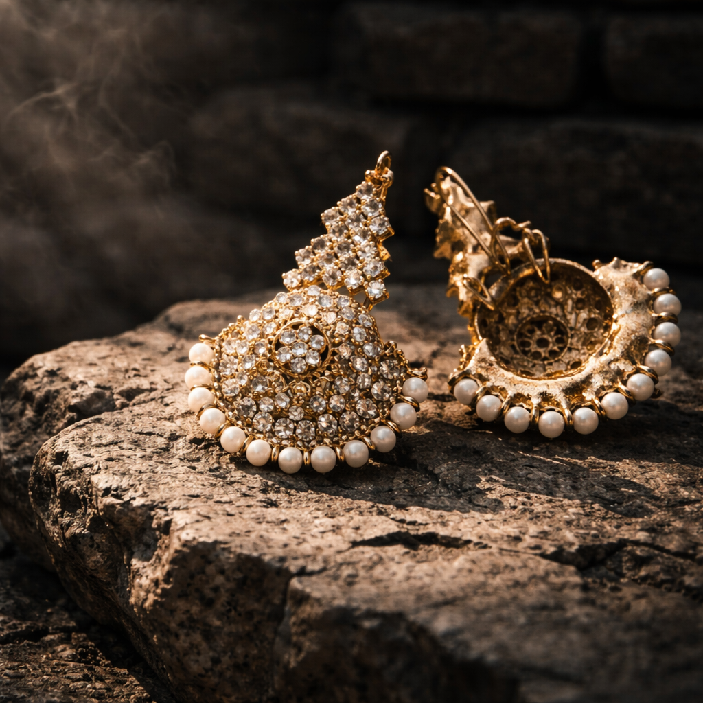 Manjoos Earrings – Timeless Traditional Charm