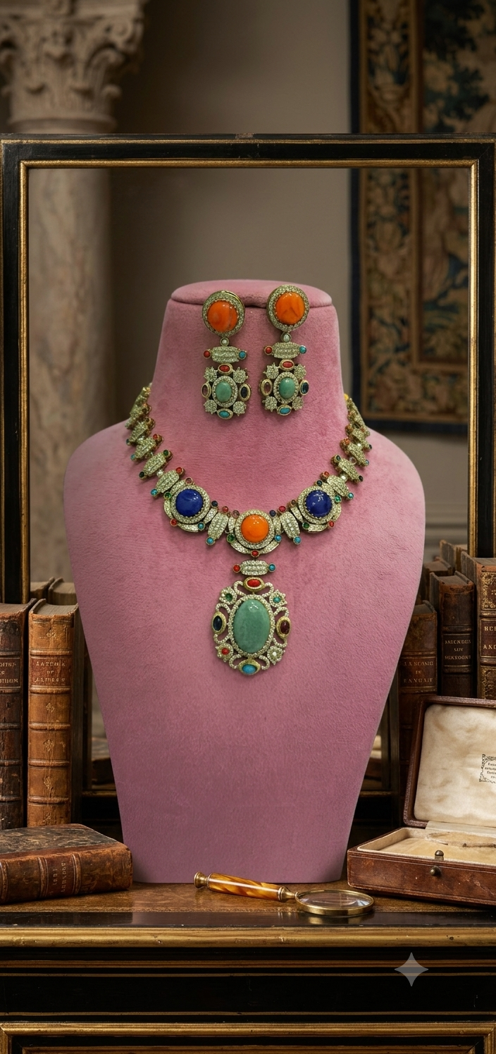 Premium Quality Sabyasachi-Inspired Necklace Set

Beautiful Unique Design | Perfect for Party Wear