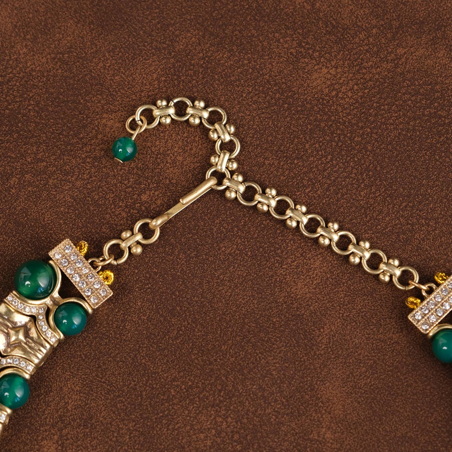 Vintage-Inspired Turquoise and Amber Pendant Necklace