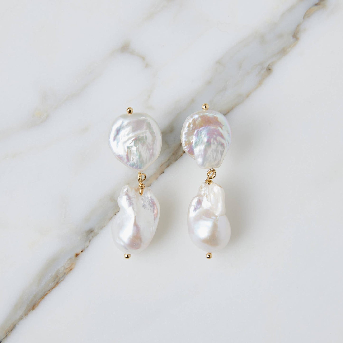 Maya Baroque Pearl Drop Earring