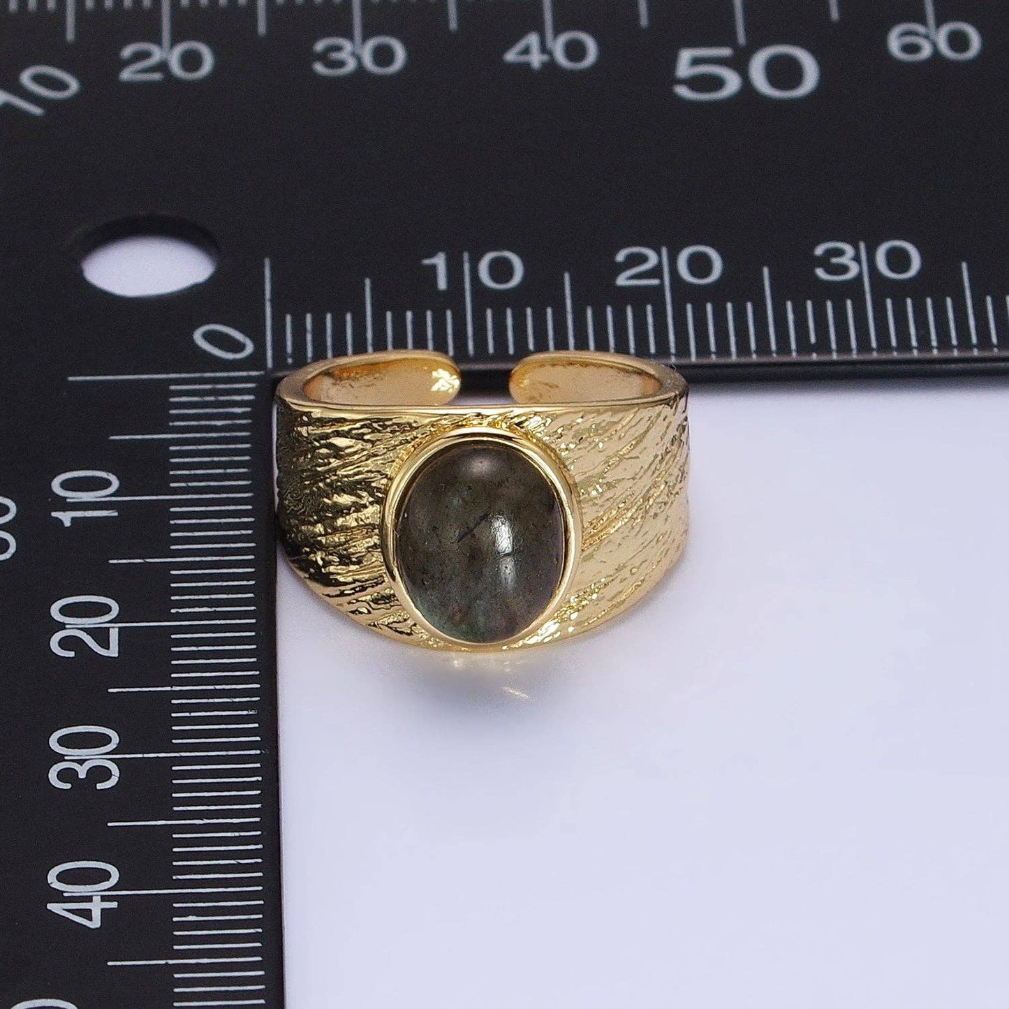 Moonstone Natural Gemstone Oval Line-Textured G: White Moonstone
