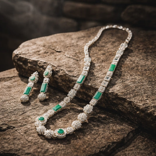 Trendy Egyptian mala with earrings